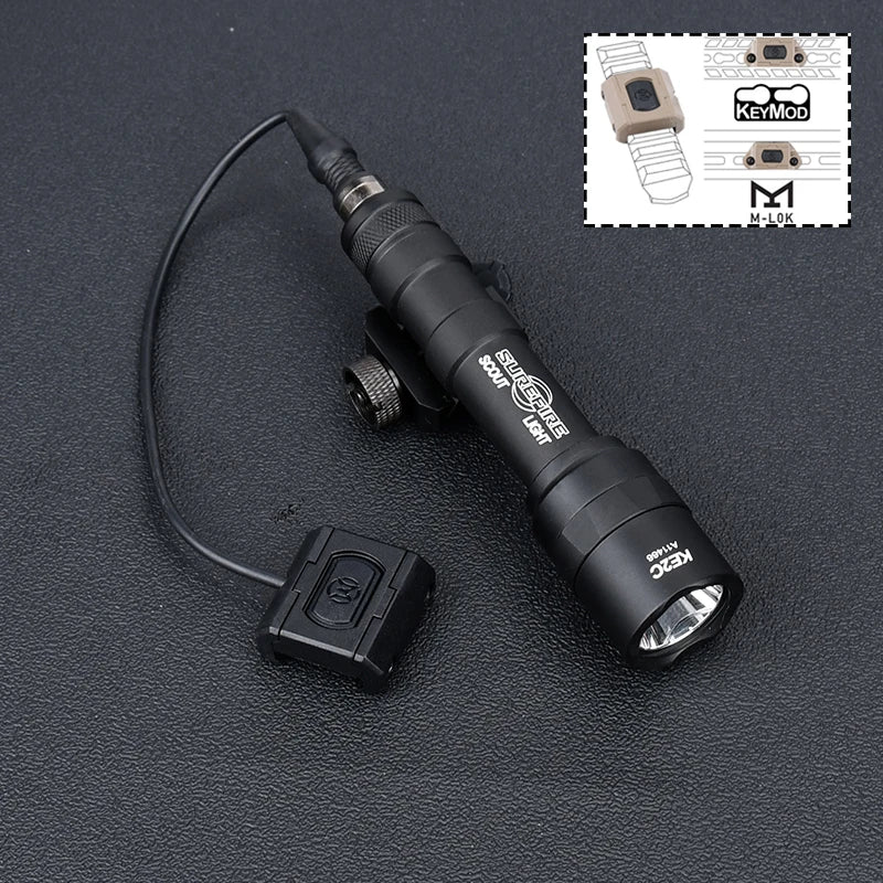 Tactical Surefir M600 M600B Flashlight Airsoft Rifle Flashlight Pistol Light Torch AR15 Hunting Weapon Gun light Pictinny Rail
