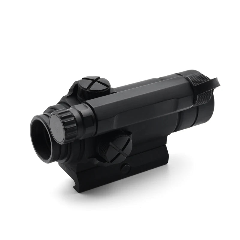 Tactical M4 Red Dot Reflex Sight Collimator Optics with Spacer and QRP2 Mount & Killflash Replica with Full Original Markings