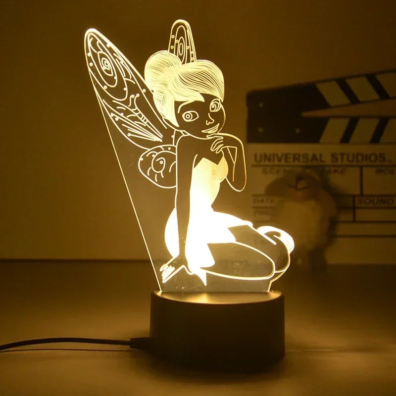 Star Wars Character 3D Model LED Night Light Anime Desk Lamp Cool Action Doll Toys Children's Boys and Girls Birthday Gifts