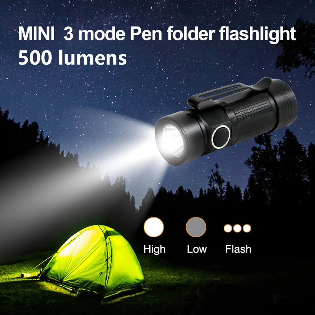 Tactical Helmet Light FAST Helmet Flashlight Strobe Telescopic Zoom Survival Safety Lamp With Hat Clamp Holder Camping Hunting