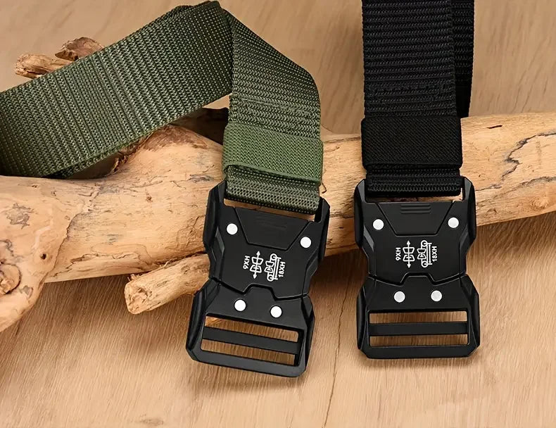 Tactical Waist Belt - Durable Automatic Buckle, Perfect for Outdoor Adventures, Unisex Accessories for Men and Women