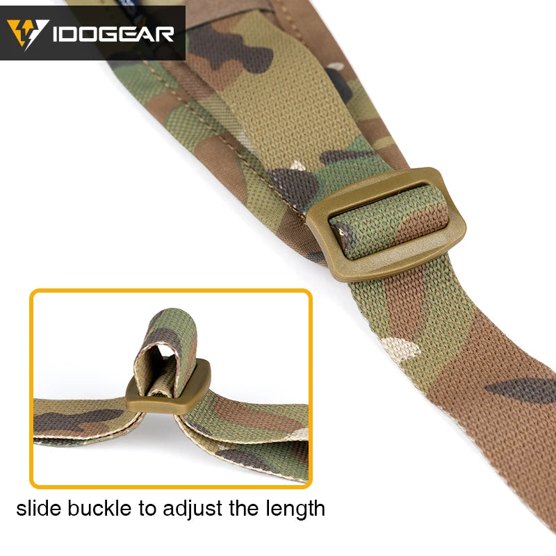 IDOGEAR Tactical R-ifle Sling Slingster 2 Point Hunting Quick Pull Ranger Green 3428