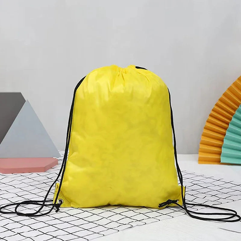 Waterproof Foldable Gym Bag Bundle Pocket Fitness Backpack Drawstring Shop Pocket Hiking Camping Swimming Men Women Sports Bags