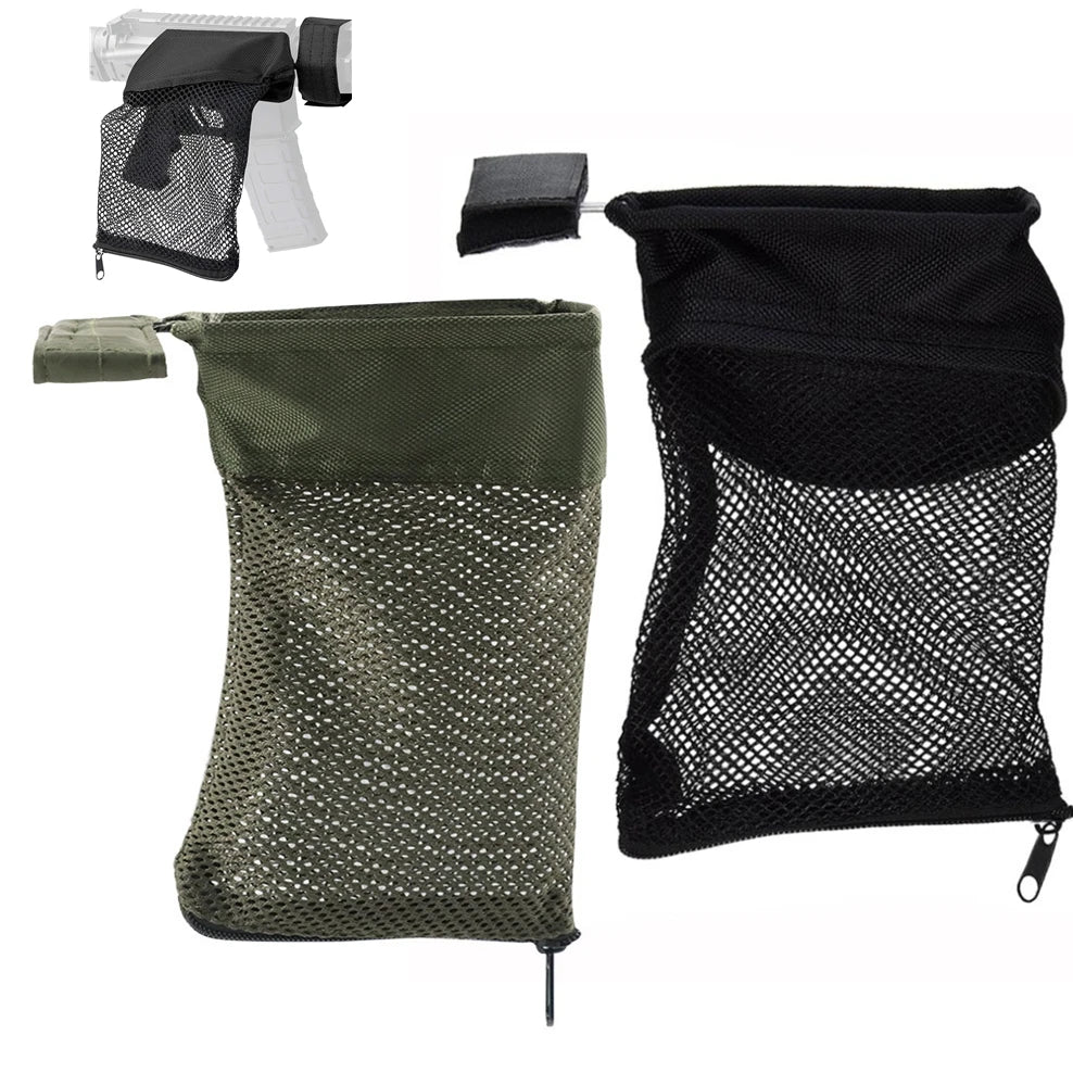 Hunting Bullet Shell Bag Tactical Gear Ammo Brass Shell Catcher Mesh Trap Nylon Mesh Bag Capture Black Collection Bag