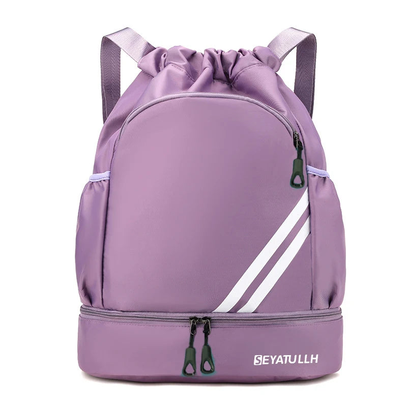 Gym Bag Fitness Backpack Women Men Basketball Backpack Outdoor Soccer Football Storage Bags Training Drawstring Sports Knapsack