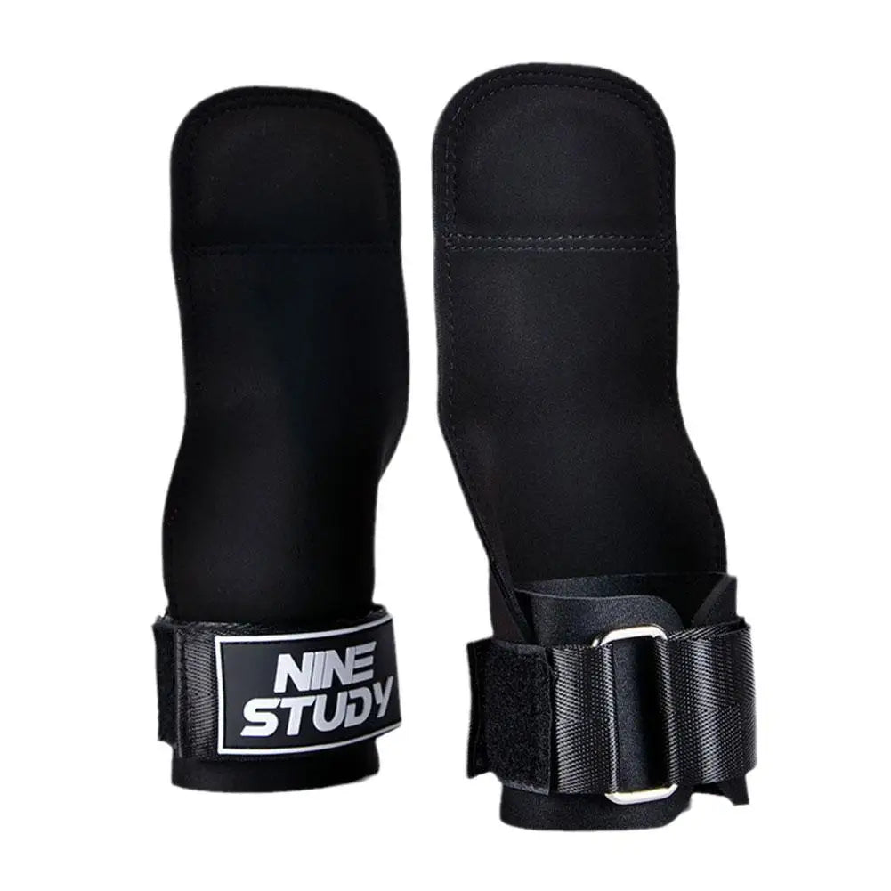 Gym Gloves Three Fingers Cowhide Weightlifting Workout Hand Palm Protector Gymnastics Hand Grips Pull up, Kettlebells, Training