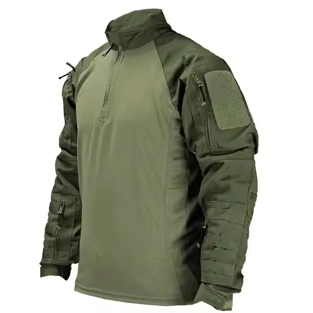 Tactical Suit Set Men Hunting Training Shirt Pants 2 Piece Sets Outdoor Uniform Camouflage Quick-dry Ripstop Clothing Hiking