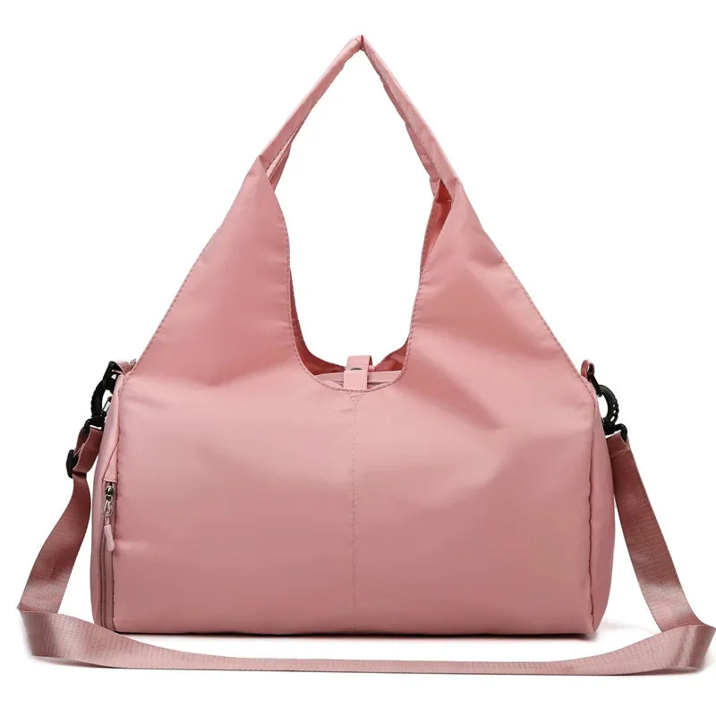 Solid Yoga Mat Bag Gym Fitness Handbags for Women Men Training Sac De Sports Travel Gymtas Nylon Outdoor Sports Tas Sporttas