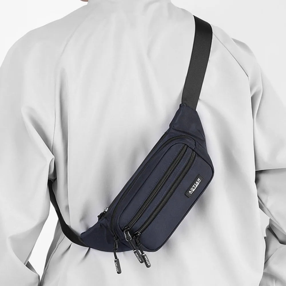 Gym Bag Large Capacity Running Waist Bags Multi-function Lightweight Sports Phone Bag Storage Waterproof Men Chest Bag Men Women
