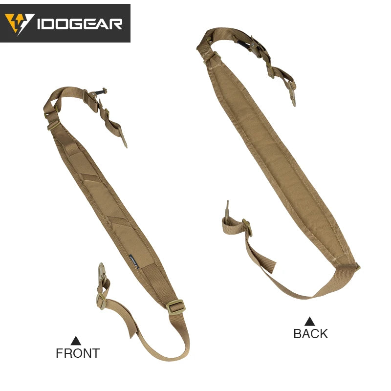IDOGEAR Tactical R-ifle Sling Slingster 2 Point Hunting Quick Pull Ranger Green 3428