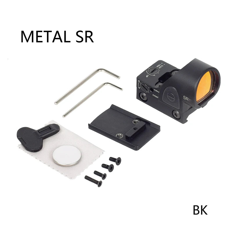 LANBUL RM HD SR Green Red Dot Sight Pistol Rifle Rear Plate Base Airsoft MOS For Glock17 20mm Rail Picatinny Rail Tactical