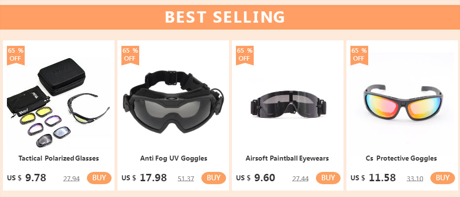 Tactical Glasses Outdoor Safety Polarized Sunglasses UV Protection for Hunting Biking Cycling Hiking Motorcycle Safety Eyewear