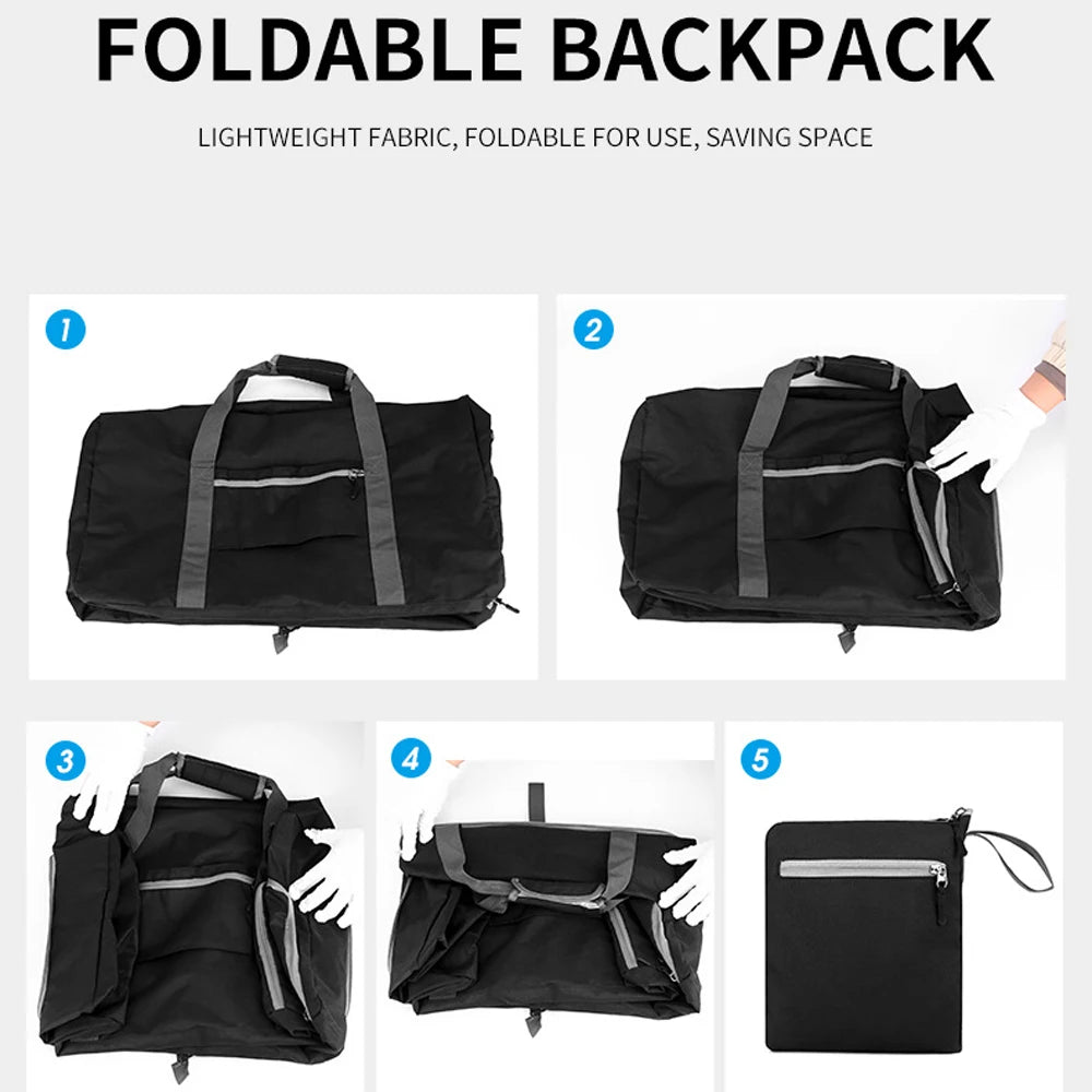 Gym Bag with Shoe Compartment Carry On Luggage Travel Bag Sports Bag Duffle Bag for Men and Women Foldable and Expandable