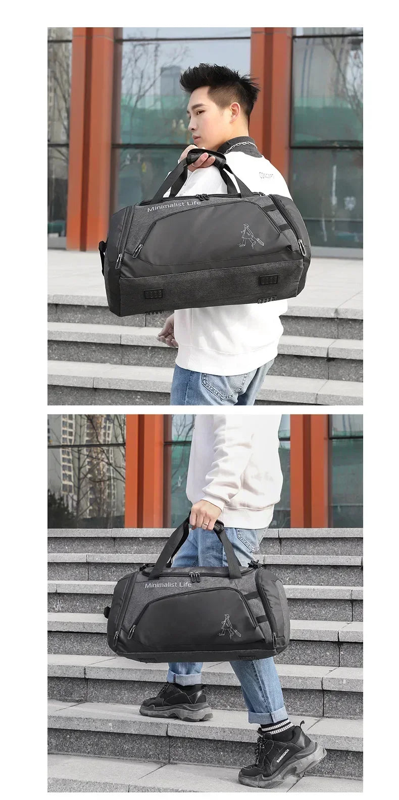 Sports Bag Gym Bag Waterproof Training Fitness Bags Durable Multifunctional Handbag Outdoor Sporting Swimming Tote
