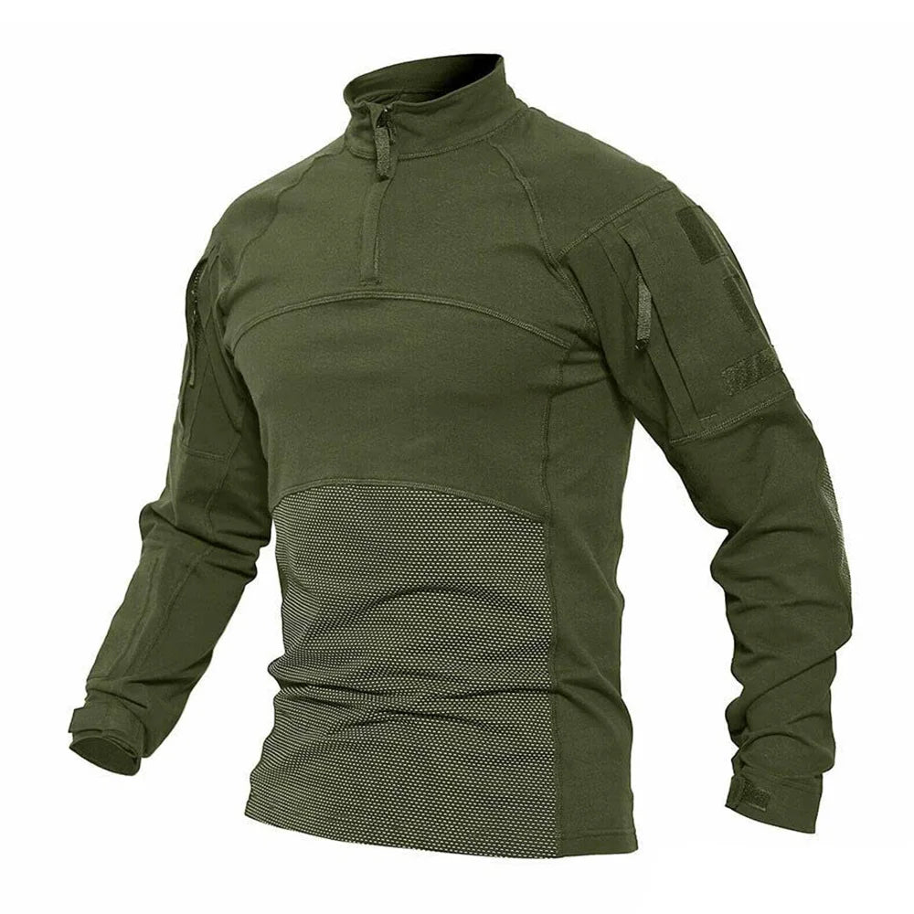 Tactical Frog Shirt Combat Uniform Long Sleeve Breathable Men's Outdoor Airsoft Hunting Sport Military Clothing SINAIRSOFT