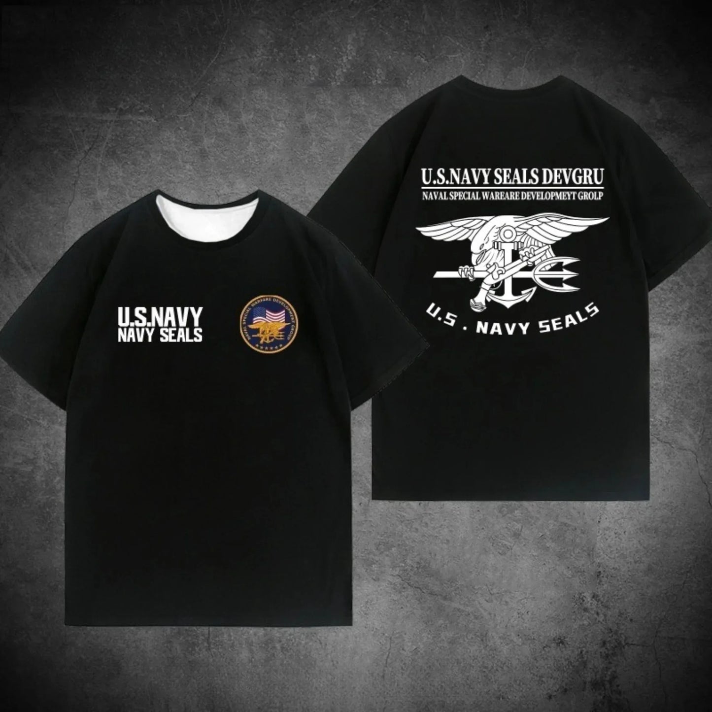 Tactical Military Fan Tough Guy 3D Printing New DEVGRU Special Forces SEALs T-shirt for Men and Women Large Size Loose