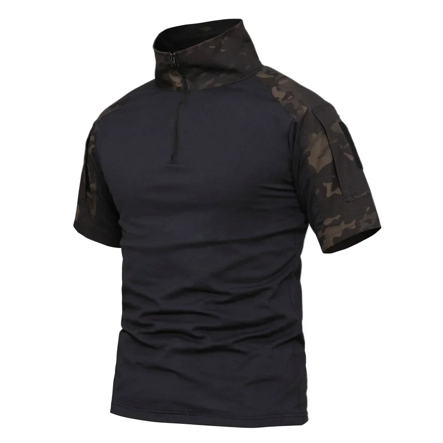 Tactical T-Shirts Men Sport Outdoor Tee Quick Dry Short Sleeve Shirt Hiking Hunting Combat Men Clothing Breathable