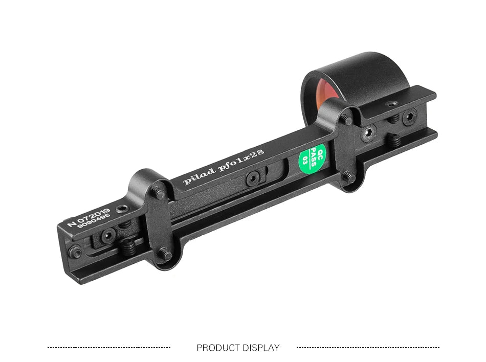 Tactical Fiber 1x28 Rib Rail Fiber Reflex Circle Green Red Dot Sight Outdoor Hunting Rifle Scope Shooting Fit Shotgun Rib Rail