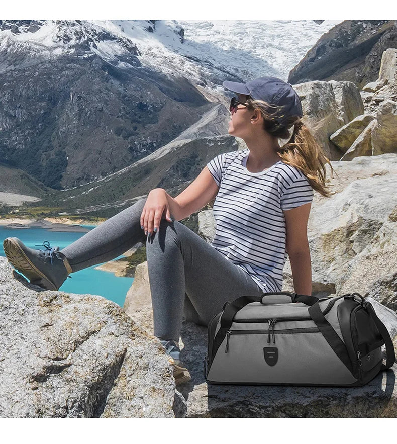 Outdoor Gym Bag For Men Women Dry Wet Separate Fitness Training Travelling Handbag Multifunction Sports Bags With Shoes XA260L