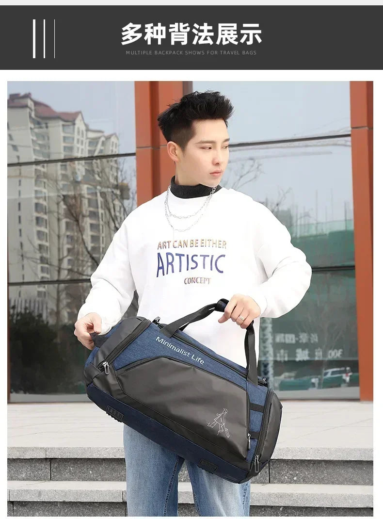 Sports Bag Gym Bag Waterproof Training Fitness Bags Durable Multifunctional Handbag Outdoor Sporting Swimming Tote