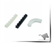 Reverse Osmosis 1/4 3/8 Hose Connection Quick Coupling 1/4 3/8 Stem L Straight Tee RO Water Aquarium Plastic Joint Pipe Fitting