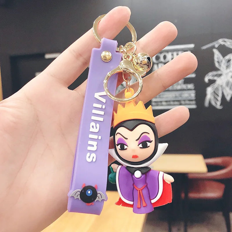 New Cartoon Anime Disney Keychain Mickey Mouse Minnie Lilo & Stitch Keyring Key Chain Car Pendant Kids Toys Gift Wholesale