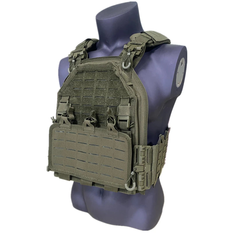 Tactical vest outdoor hunting waterproof paintball equipment Transport equipment lightweight and quickly removable laser cutting