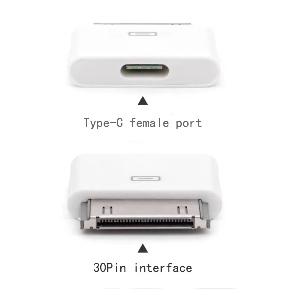 Type-C Mobile Adapter Type-C Female To 4th Generation 30P-IN Male Charging Data Transfer Mobile Adapter