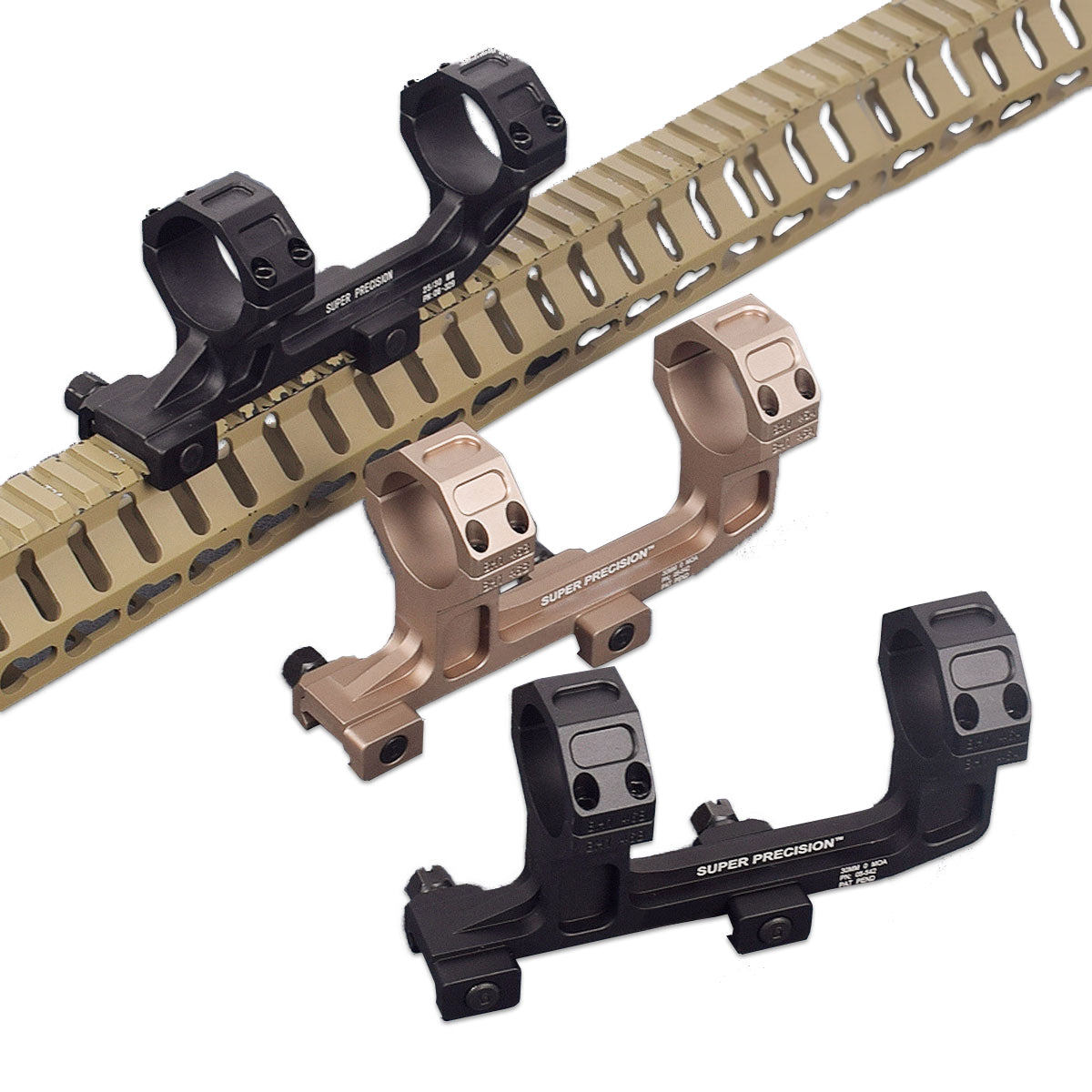 ROF-90/45 RM Red Dot Sight Raiser Mount For GEISSELE SUPER PRECISION 25.4/30mm Ring Scope Mount Rifle AR15 M4 M16