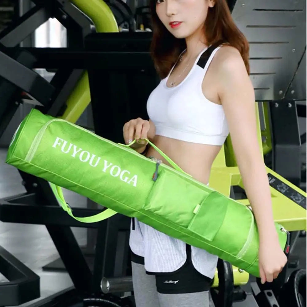 Gym Outdoor Large Capacity Waterproof Sports Bag Multifunction Pocket Yoga Mat Bag Carrier Knapsack Fitness Bag Yoga Mat Holder