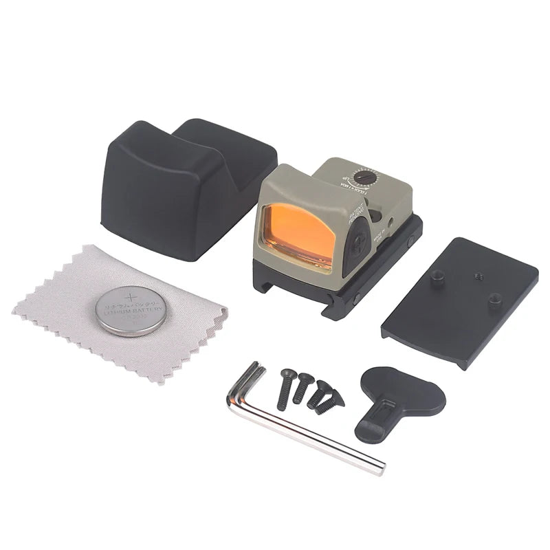 LANBUL RM HD SR Green Red Dot Sight Pistol Rifle Rear Plate Base Airsoft MOS For Glock17 20mm Rail Picatinny Rail Tactical