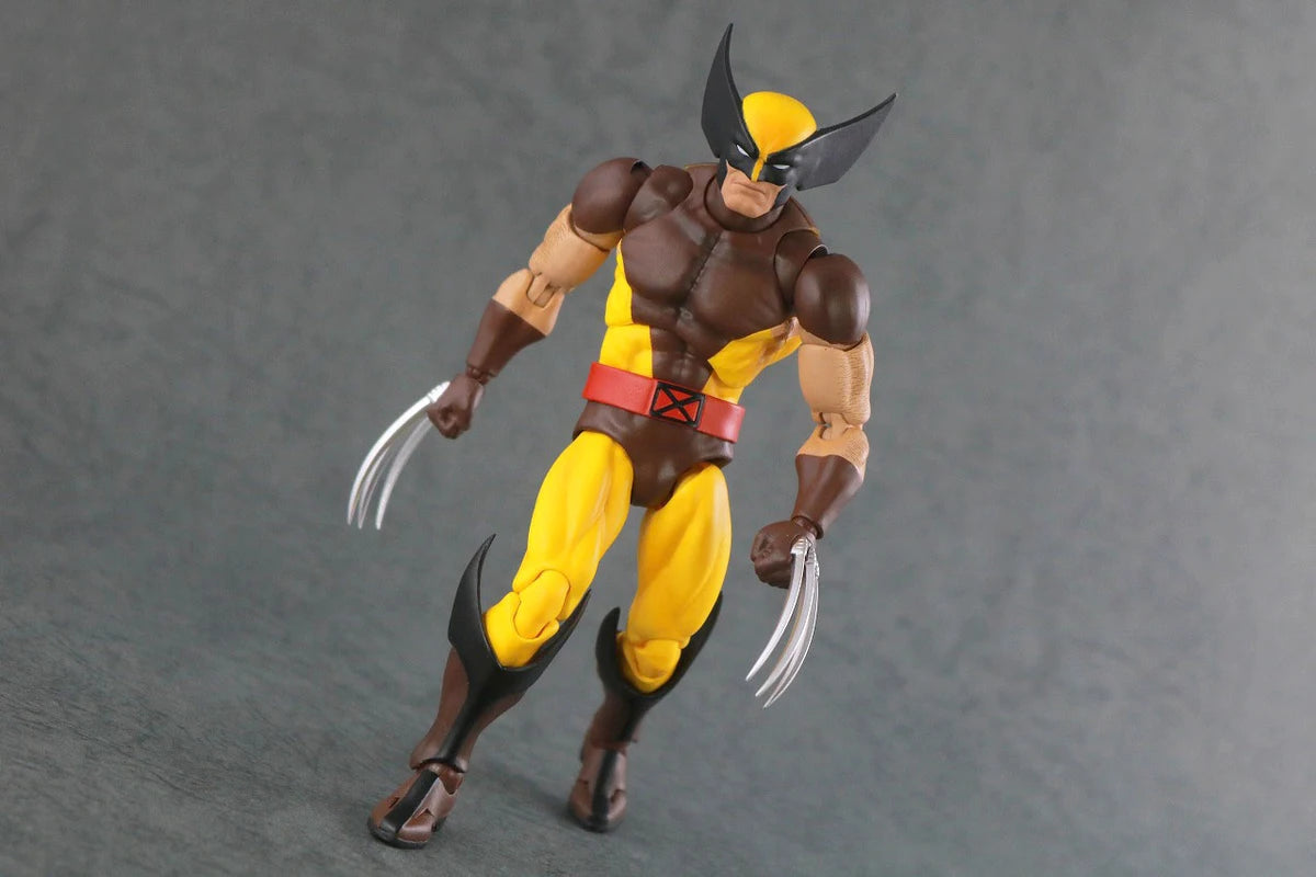 New CT Toys Mafex 96 Wolverine Figure Brown Comic X-Men Action Figure Mafex 138 Shf Anime Figurine Ko Model Toy Gifts