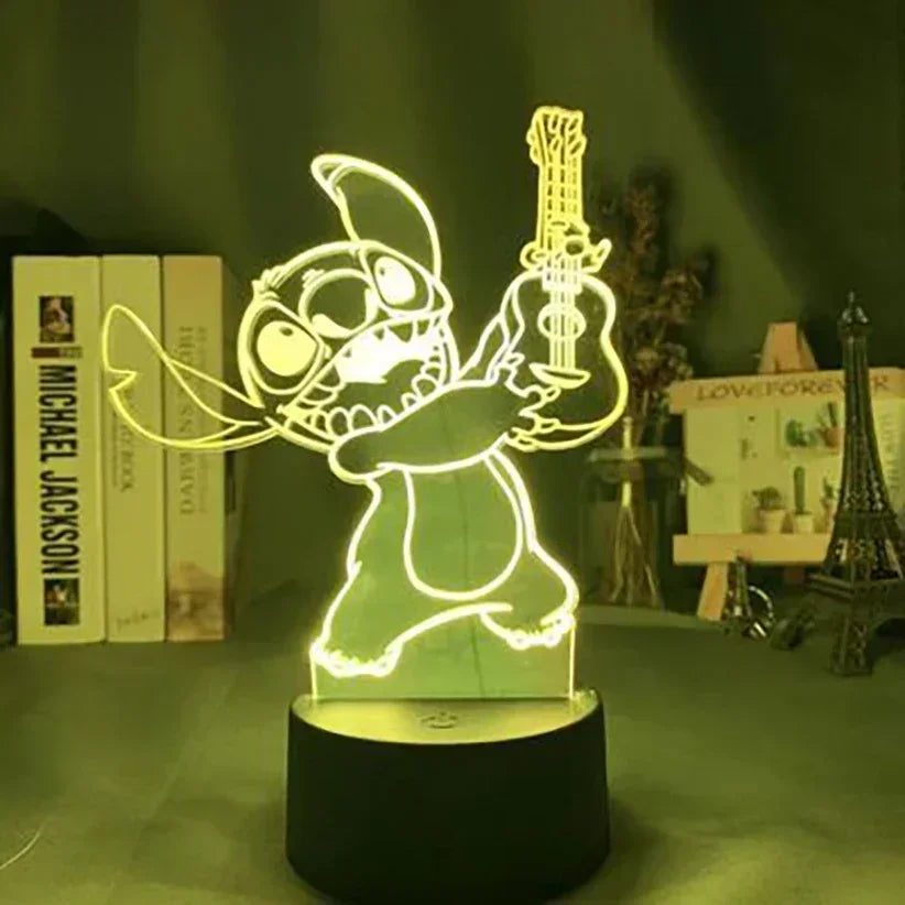 Star Wars Character 3D Model LED Night Light Anime Desk Lamp Cool Action Doll Toys Children's Boys and Girls Birthday Gifts