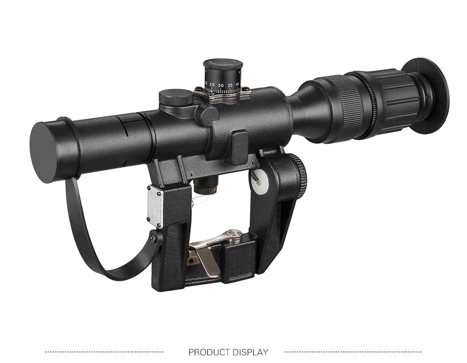Tactical Svd Dragunov 4x26 Red Illuminated Scope For Hunting Rifle Scope Shooting Ak Scope Red Dot Hunting Optics Hunting Laser