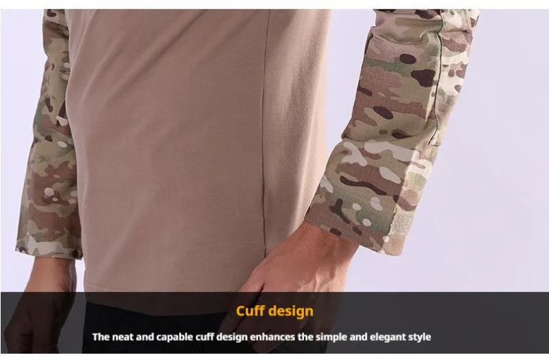 Tactical Shirt Combat Shirt Multicam Combat Shirt Airsoft Shirt Camouflage Combat Shirt Chemise Combat Combat Shirts Army