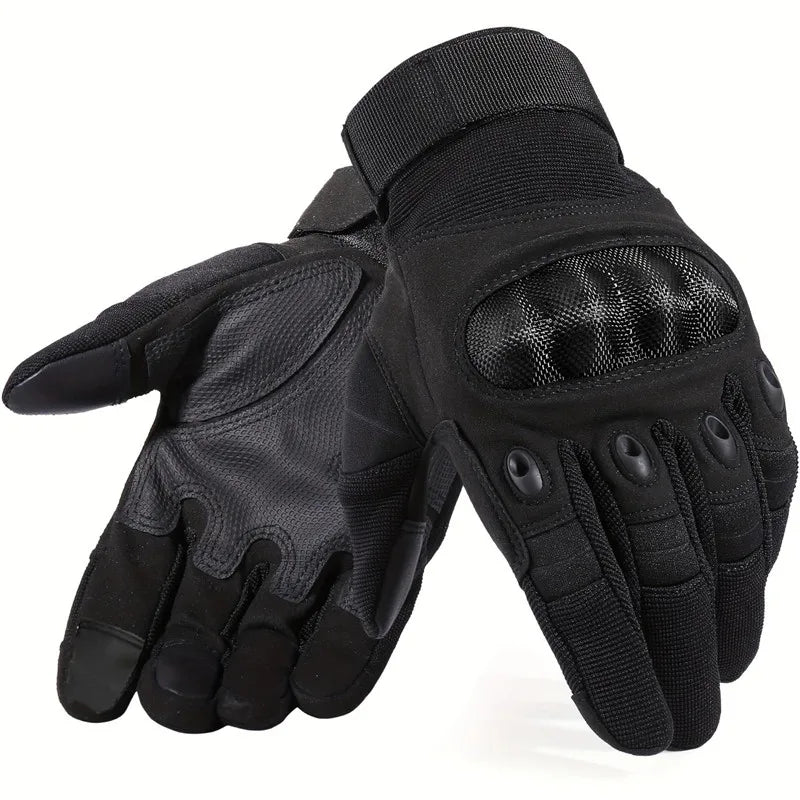 Tactical Gloves Men Full Finger Gloves Touchscreen and Palm Anti-Slip, Durable Gloves Ideal for Outdoor Training Hunting Hiking