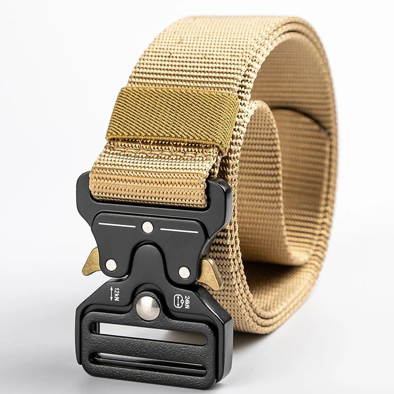 Tactical Waist Belt - Durable Automatic Buckle, Perfect for Outdoor Adventures, Unisex Accessories for Men and Women