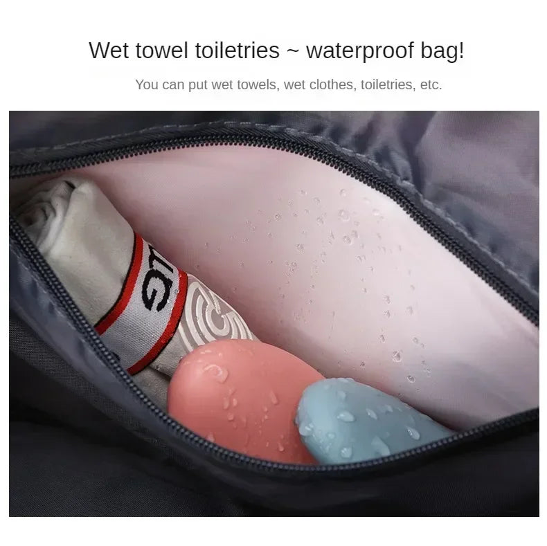 Women's gym travel bag large capacity handbag shoulder bag dry and wet separation sports fitness bag leisure luggage bag
