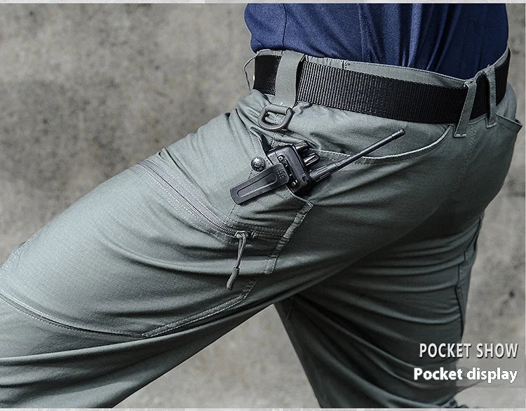 Tactical pants Men's slim-fit training pants Waterproof spring and fall outdoor overalls assault pants