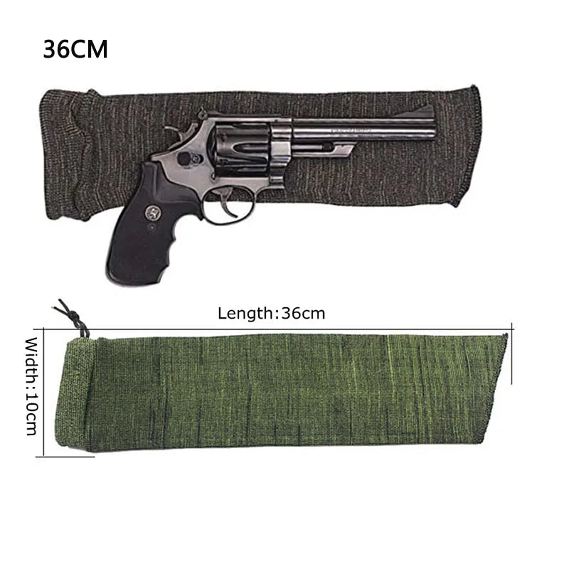 Tactical 54" 140cm Gun Sock Rifle Knit Polyester Treated Airsoft Rifle Protection Holster Cover Pistol Gun Bag Storage Sleeve
