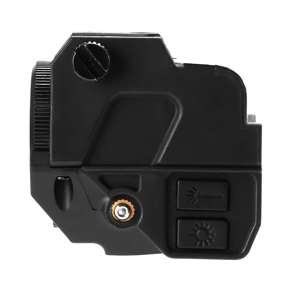 Richfire Police Flashlight 600LM and Laser Combo Sight Pistol Magnetic Charging Torch with Built in Lithium Battery