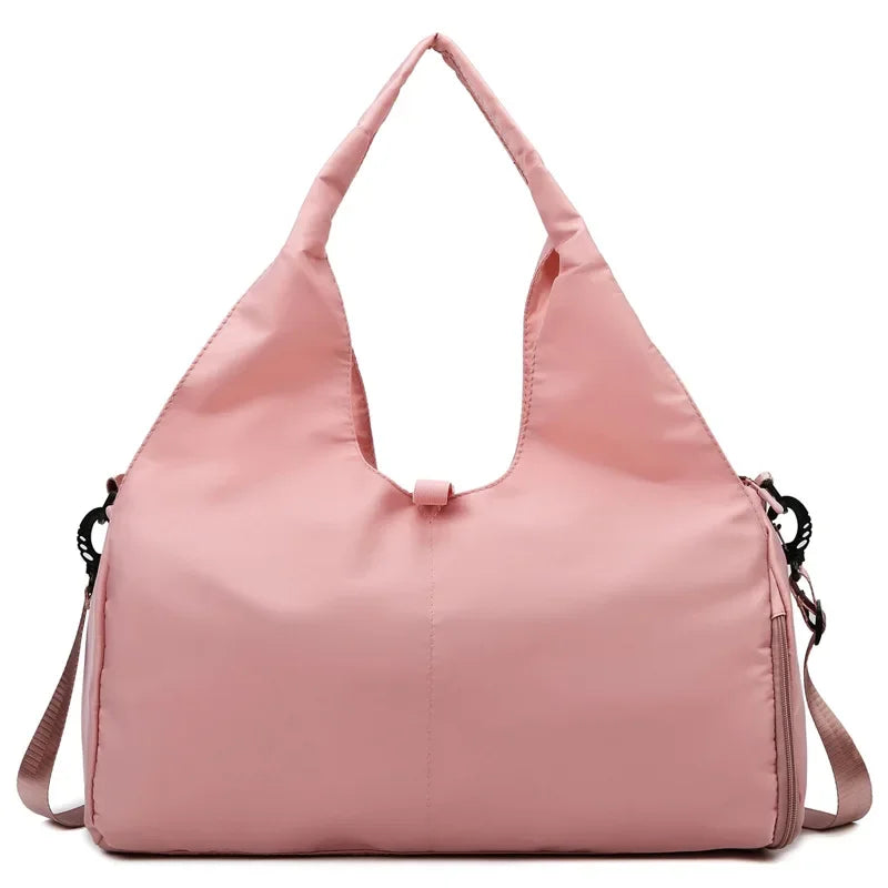Solid Yoga Mat Bag Gym Fitness Handbags for Women Men Training Sac De Sports Travel Gymtas Nylon Outdoor Sports Tas Sporttas