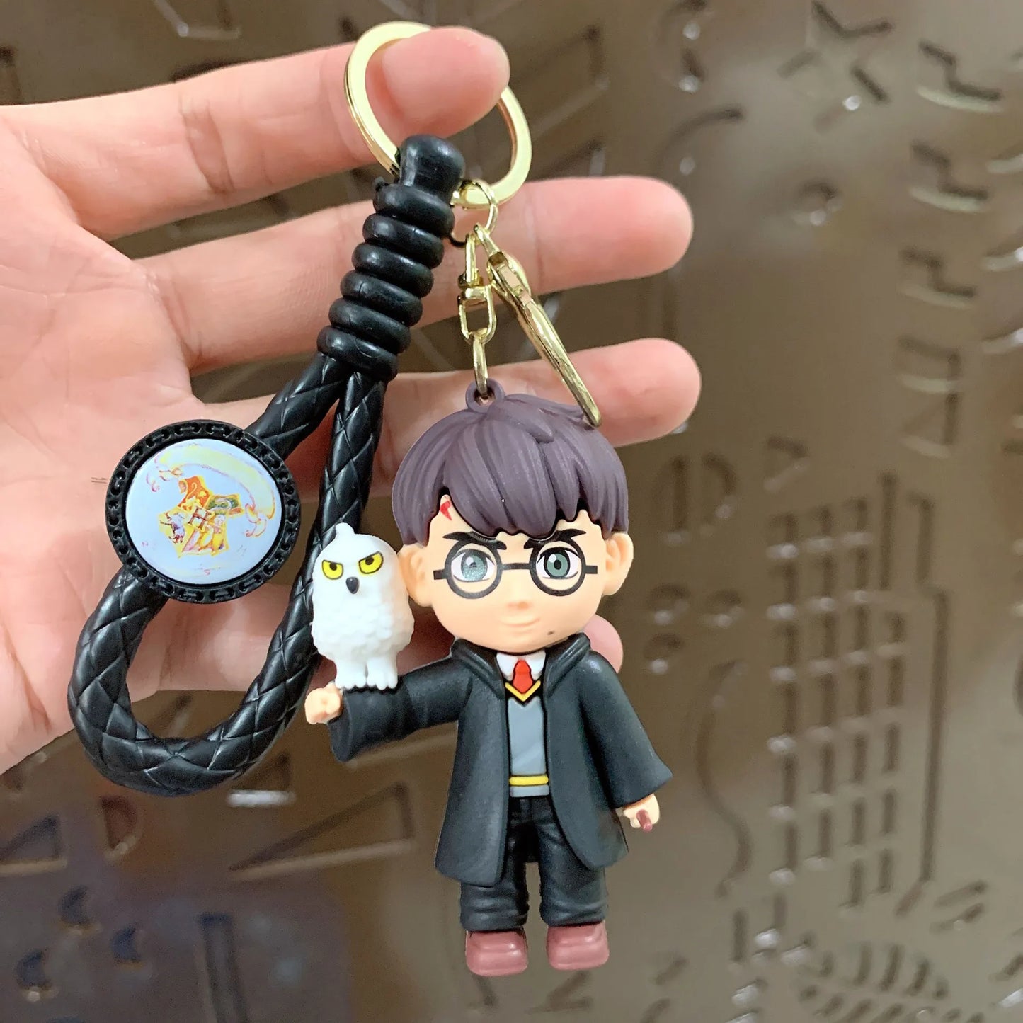 Harry Hogwarts Keychain Cute Cartoon Character Car Hanging Ornament Backpack Charm Gift for fans Kids Purse Keys Bag Decoration