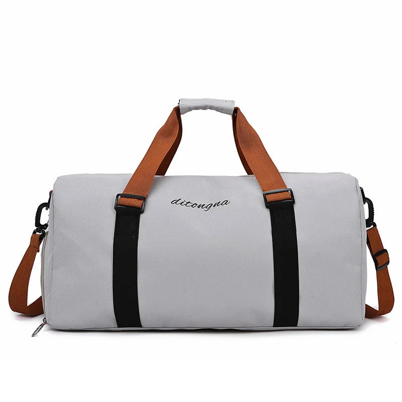 Gym Fitness Bag can Fixable Yoga Mat Sports Duffel Bags with Shoes Pack Outdoor Hiking Camping Handbag Large Luggage Portable