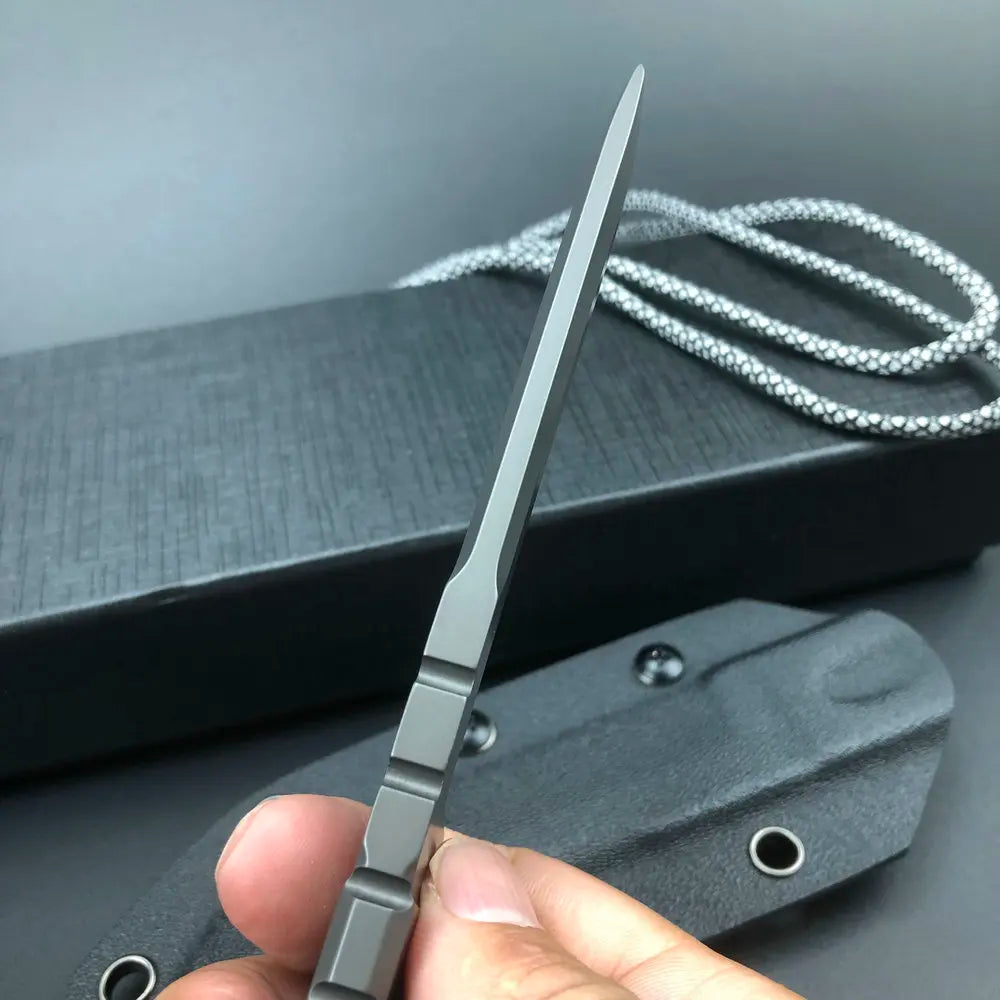 Trskt AUS-10 Steel Tactical Knife - Multi-Purpose Survival Hunting Pocket Knife for Camping Durable EDC Tool Dropshipping