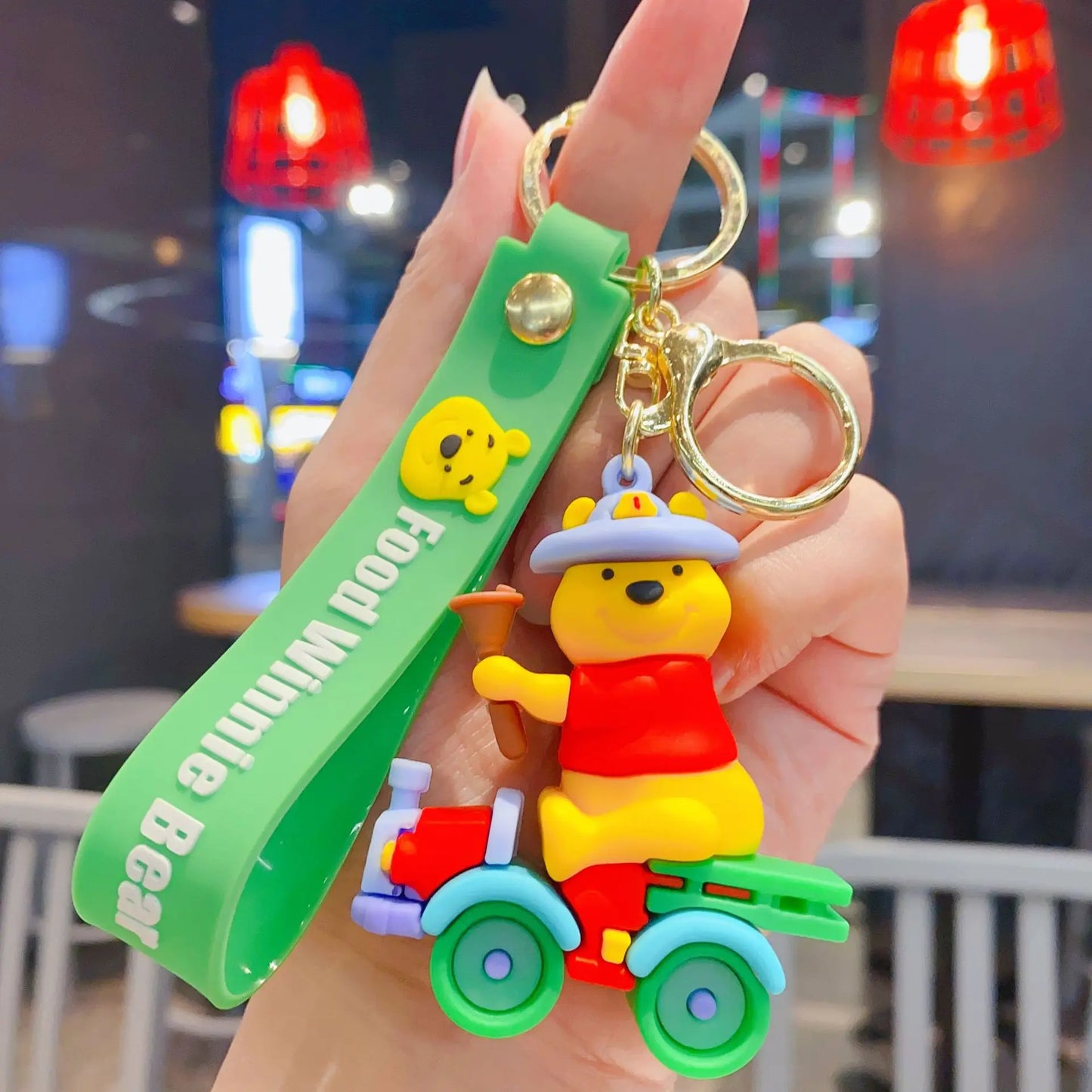 New Cartoon Anime Disney Keychain Mickey Mouse Minnie Lilo & Stitch Keyring Key Chain Car Pendant Kids Toys Gift Wholesale