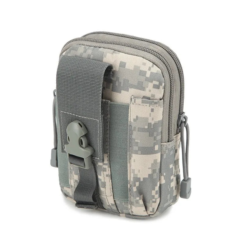 Tactical Molle Waist Pouch Outdoor Hunting Camping Men EDC Tool Bag Utility Gadget Organizer Vest Pack Purse Mobile Phone Case