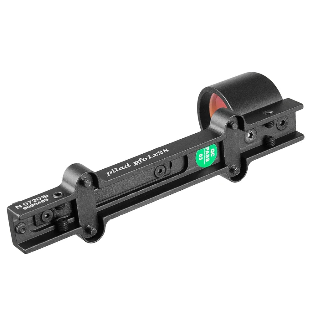 Tactical Fiber 1x28 Rib Rail Fiber Reflex Circle Green Red Dot Sight Outdoor Hunting Rifle Scope Shooting Fit Shotgun Rib Rail