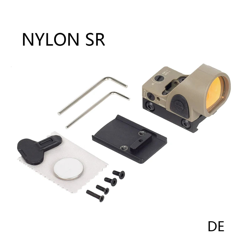 LANBUL RM HD SR Green Red Dot Sight Pistol Rifle Rear Plate Base Airsoft MOS For Glock17 20mm Rail Picatinny Rail Tactical