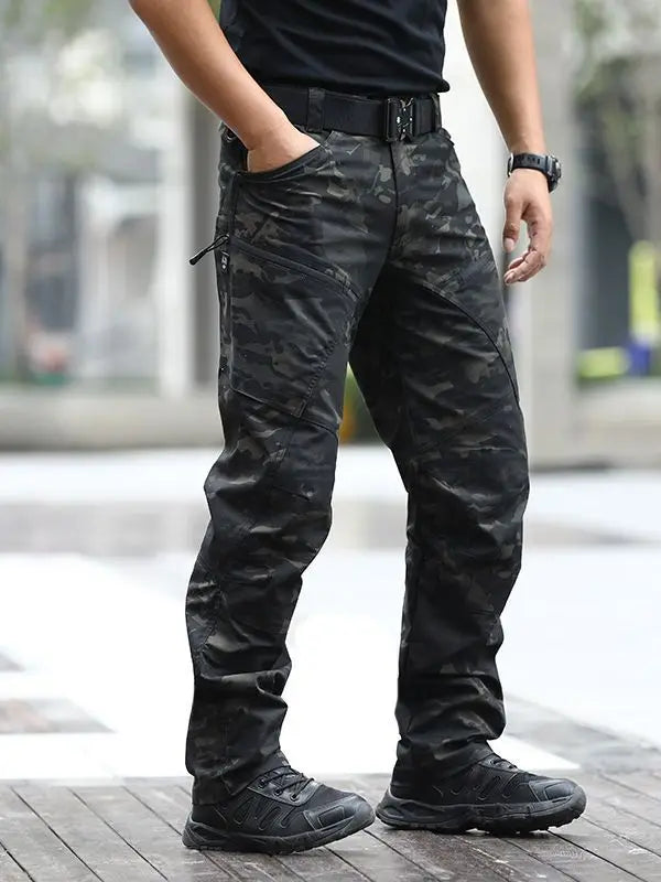 Tactical pants Men's slim-fit training pants Waterproof spring and fall outdoor overalls assault pants